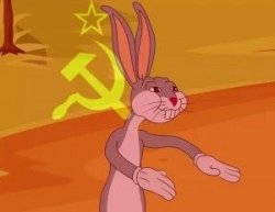 Communist Bugs Bunny HD Meme Template