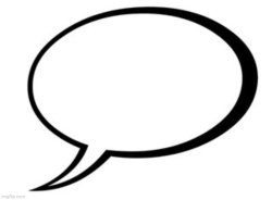 BSM PNG word balloon 06 solid Meme Template