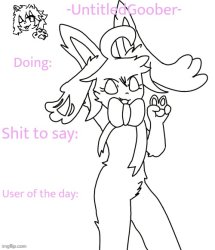 UntitledGoober's Sometimes Announcement Template Meme Template