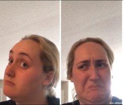 Kombucha Girl Flipped Meme Template