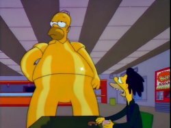 homer simpson giant large gold Meme Template