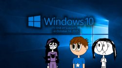 End of Support Windows 10 Meme Template