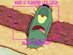 What If Plankton Gets Eaten By Stitch Meme Template