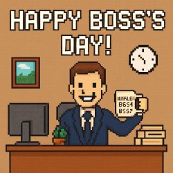 funny boss day meme Meme Template