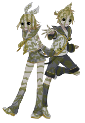 Phantom Kagamine Rin & Len Meme Template