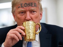 Donald Trump Loser Orange-faced clown MAGA Meme Template