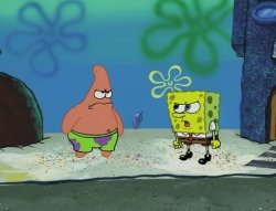 Hey Patrick are you angry too Meme Template