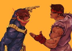 Street Fighter X-Men Dap Up Meme Template