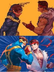 Street Fighter X-men Dap Meme Template