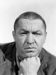 curly howard Meme Template
