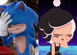 Sonic And Hanazuki FacePalm Meme Template