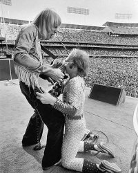 Elton John Davey Johnstone guitar dick sucking homo pride month Meme Template