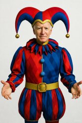 Joe Biden court, jester Meme Template