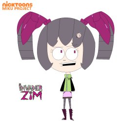 Nicktoons Miku Project - Invader Zim Meme Template