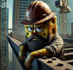 Collar Blue Spongebob Meme Template