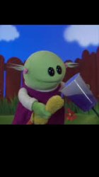 Puppet pouring juice into bird mouth Meme Template