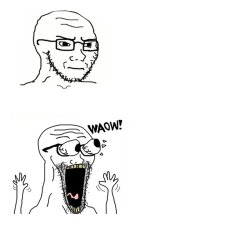 Hates thing / Same thing but loves it Meme Template