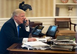 Donald Trump at Desk Meme Template