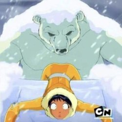 Totally spies alex polar bear Meme Template