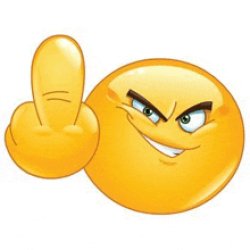 Emoji Middle finger Meme Template