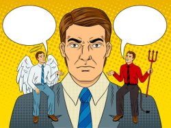 Devil-Angel Meme Template