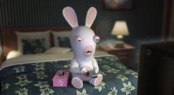 Dumbfounded Rabbid Meme Template