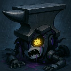 Murder drones cyn got crushed by an anvil. Meme Template