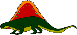 Male Dimetrodon (Paleoverse + EOIverse) Meme Template