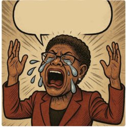 Karen Bass Crying Meme Template