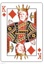 King Trump Card Meme Template