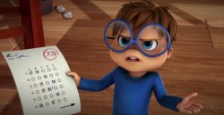 Simon holding a test he failed Meme Template