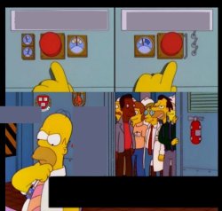 Homer Deciding Meme Template