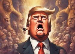 Trump, every week deeper into fantasy, lost to reality Meme Template