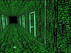 Matrix hallway Meme Template