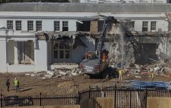 White House Demolition Meme Template