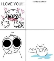 I love you Meme Template