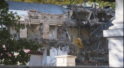 East Wing Demolished Meme Template