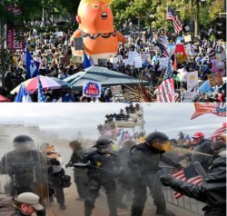 Protests vs Riots Meme Template