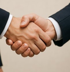 handshake Meme Template
