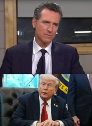 Trump Counters Gavin Meme Template