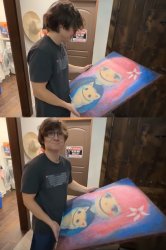 Michael Reeves & Lily Pichu Painting Meme Template