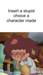 Anne Facepalms at What Meme Template