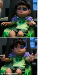 Elio disagreement VS agreement u/Various-Ninja-531 Meme Template