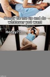 Tie me up and do whatever you want Meme Template