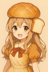 Bread-chan Meme Template