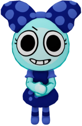 Sapphire Dots Poppy Meme Template