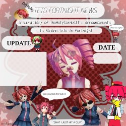 Teto Fortnite News V2 Meme Template