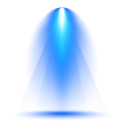 blue spotlight Meme Template