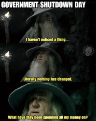 Gandalf Shutdown Meme Template