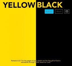 New Yellowblack announcement template Meme Template